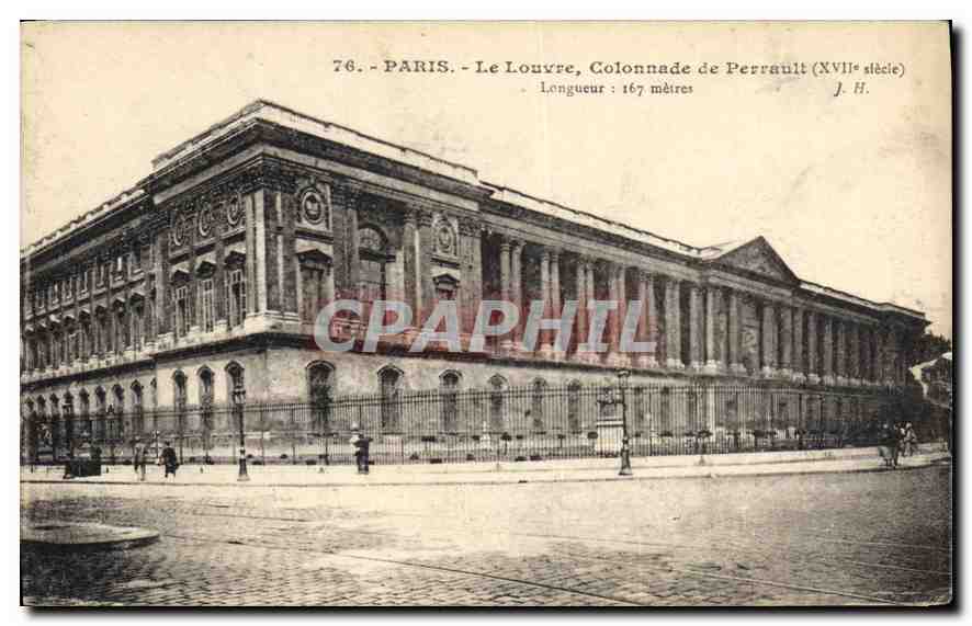 CPA Paris Le Louvre Colonnade de Perrault XVII siecle 