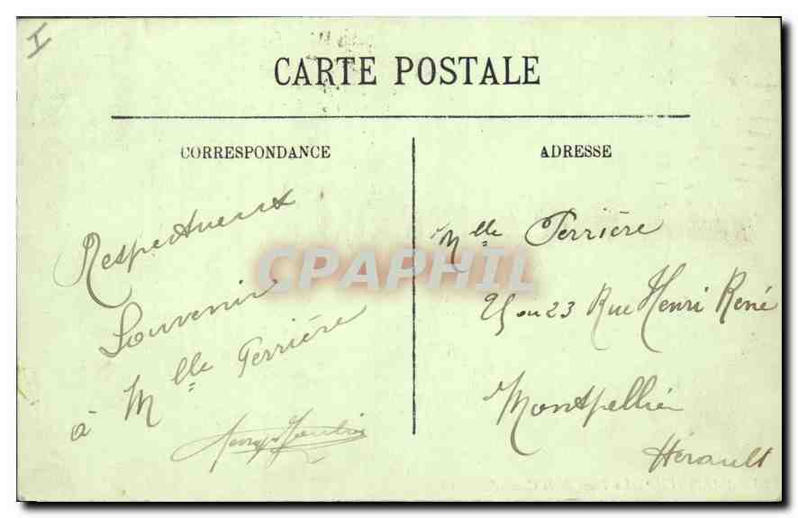 CPA Paris VIII La Place de la Corcorde  — Rückseite