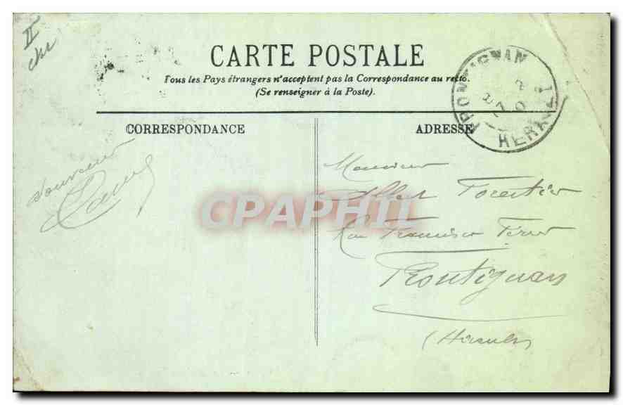 CPA Paris VIII Le Boulevard de la Madeleine  — Rückseite
