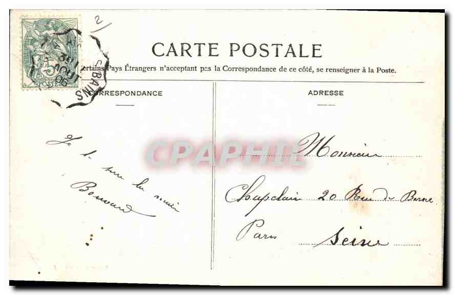 CPA Beaufort sur Doron Les Chateau  — Rückseite