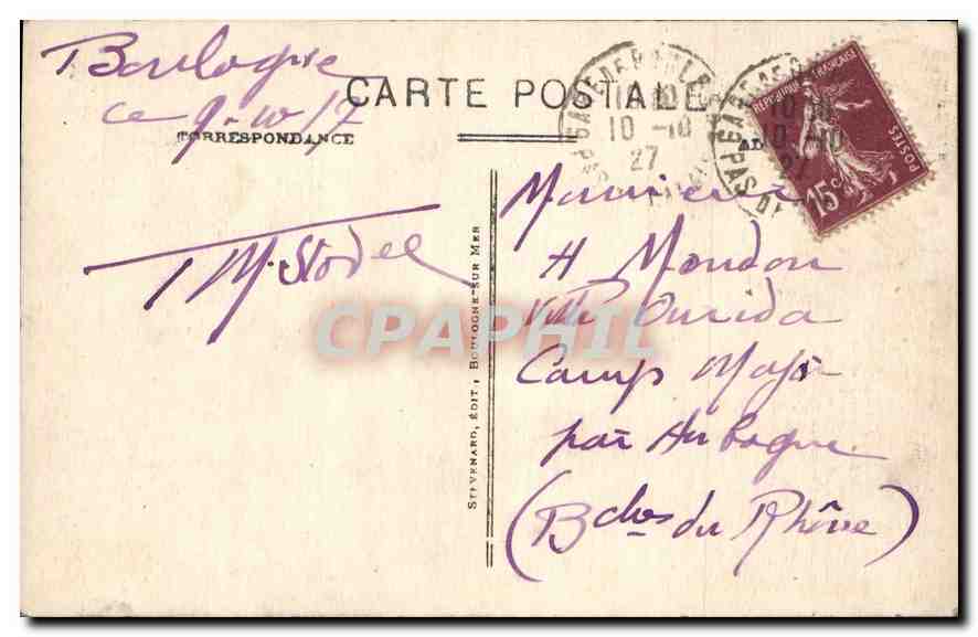 Colonne de la Grande Armée à Boulogne-sur-Mer — 5 BOULOGNE-sur-MER E.S. — E.S. — Reverso