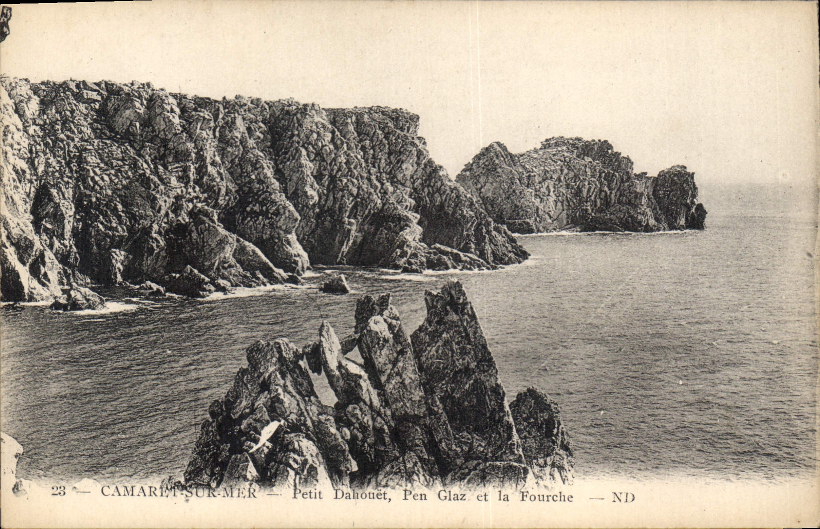 CPA Camaret sur Mer Petit Dahouet Pen Glaz et la Fourche 