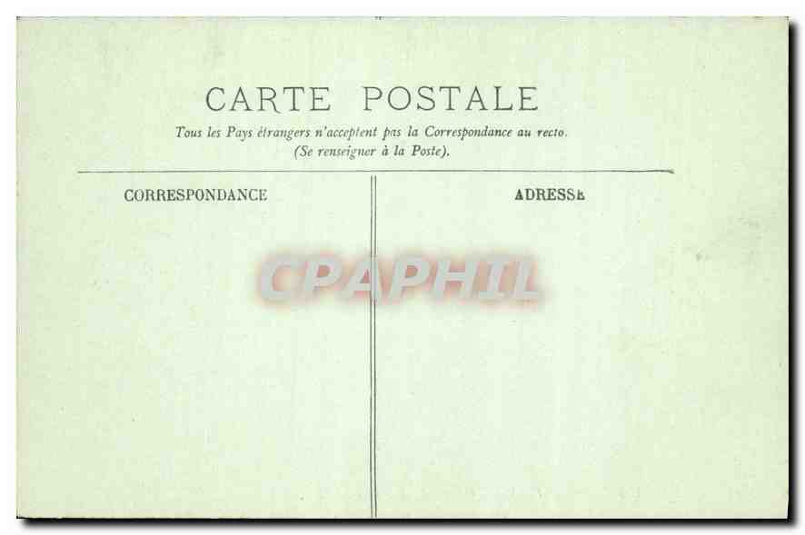 CPA Chateau de Chantilly Galerie des Batailles  — Verso