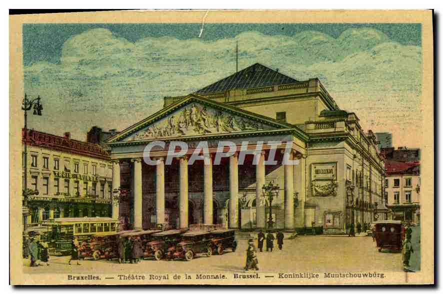 CPA Bruxelles Theatre Royal de la Monnale 