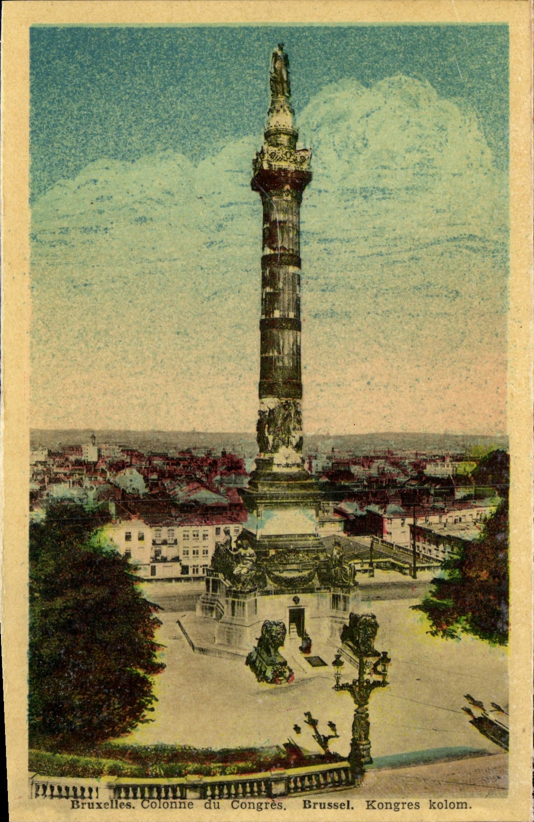 Bruxelles. Colonne du Congrès — éditeur Rahms & Rux, n° de série non visible
