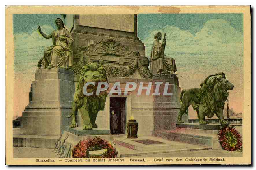 CPA Bruxelles Tombeau du Soldat Inconnu 