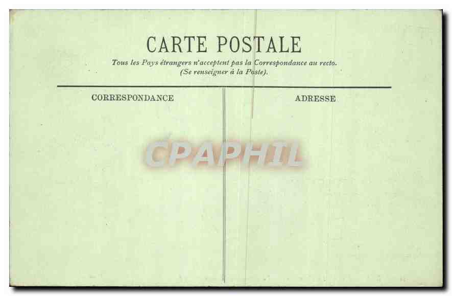 CPA Lourdes Le Calvaire La Premiere Station  — Verso