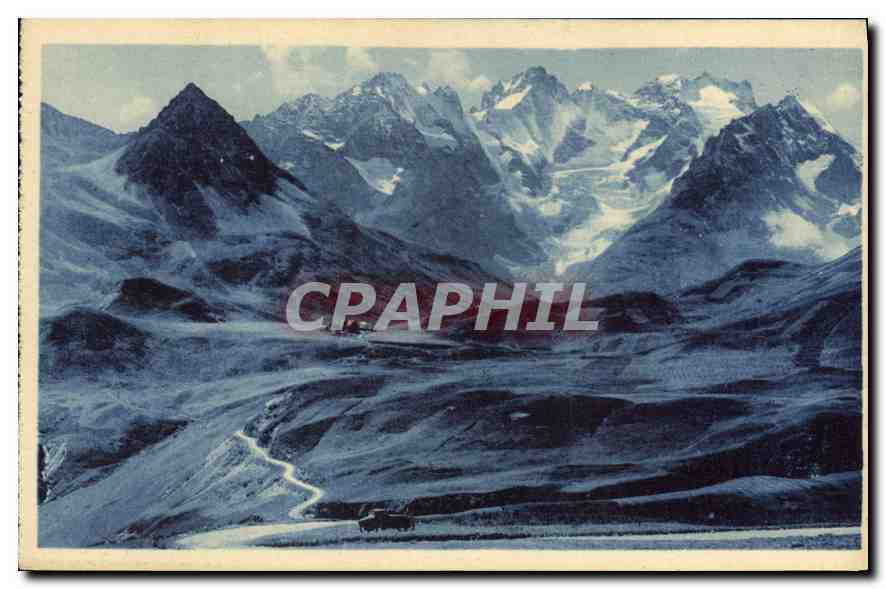 Dauphiné - COL du LAUTARET (2 056 m.) — La Route de Briançon à la Meije — éditeur A. MOLLANET, Grenoble