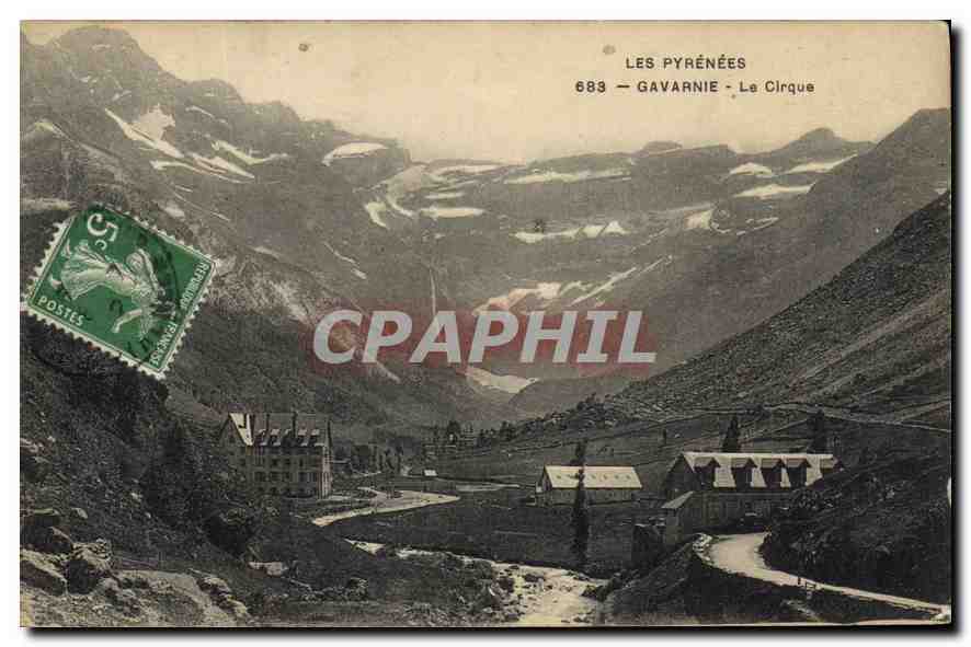 CPA Les Pyrenees Gavarnie Le Cirque 
