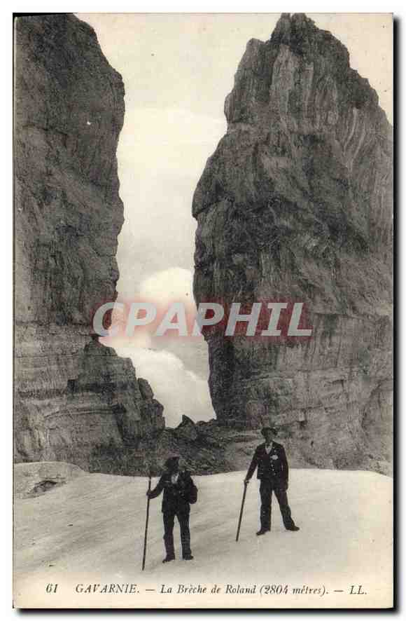 CPA Gavarnie La Breche de Roland 