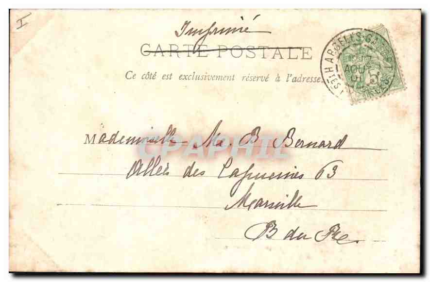CPA Cirque de Gavarnie  — Rückseite