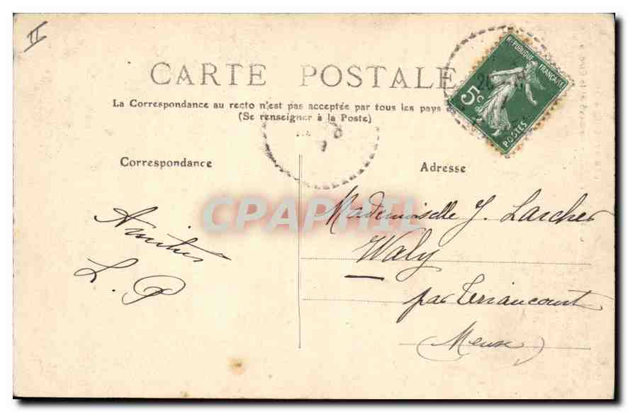 CPA Les Pyrenees Gavarnie Le Gave et le Cirque  — Verso
