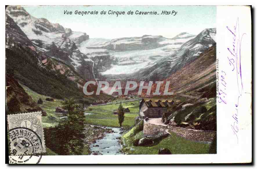 CPA Vue generale du Cirque de Cavarnie Htes Py 