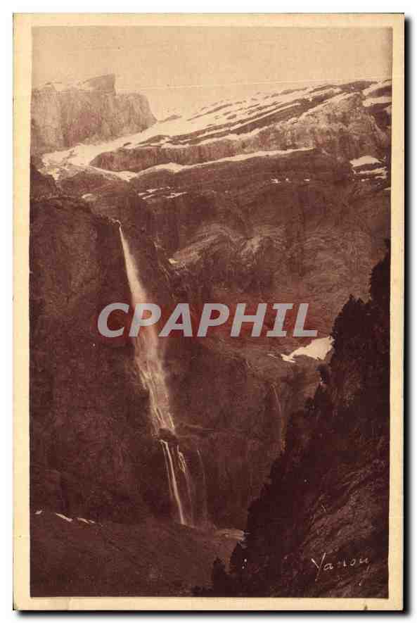 CPA Gavarnie La Grande Cascade Hauteur de Chute 