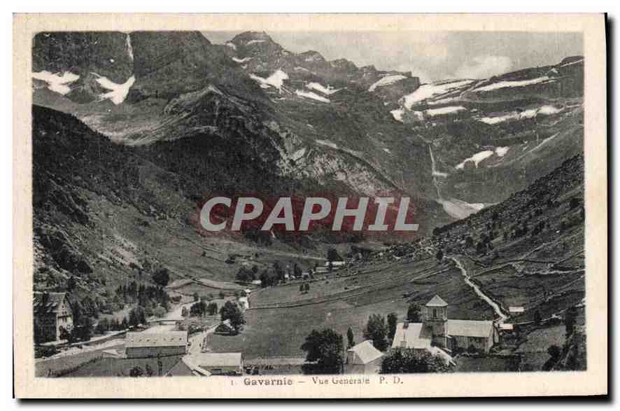 CPA Gavarnie Vue Generale 