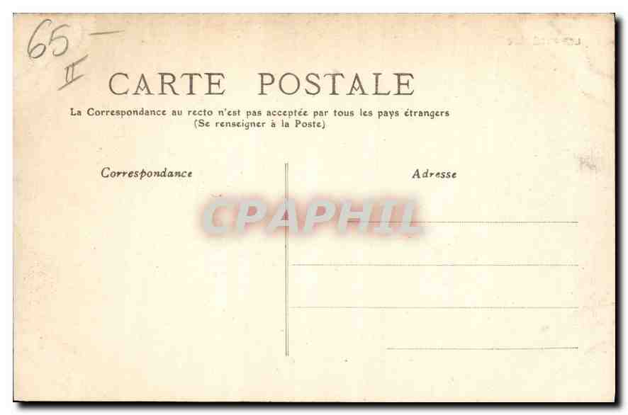 CPA Gavarnie Le Pont Le Pont de Neige  — Verso