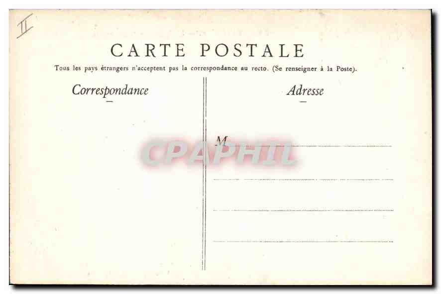 CPA Pyrenees Village de Gavarnie  — Verso