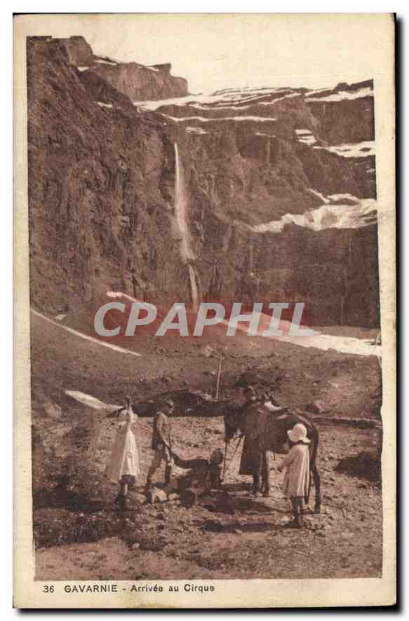 CPA Gavarnie Arrivee au Cirque 