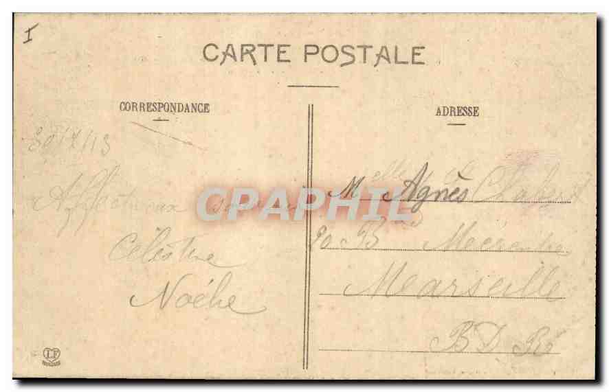 CPA Les Hautes Pyrenees Gavarnie Le Chaos et les Sommets du Cirque  — Verso
