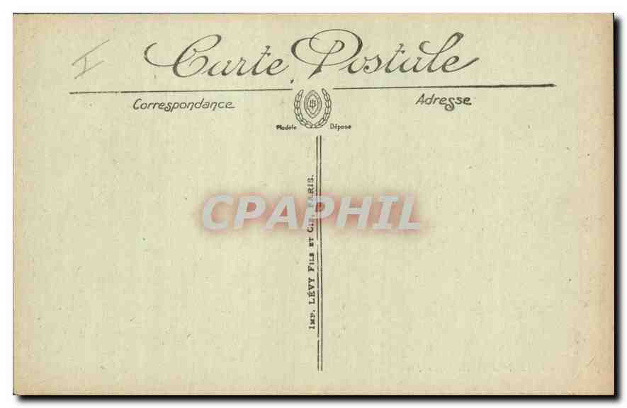 CPA Gavarnie Le Pont  — Rückseite