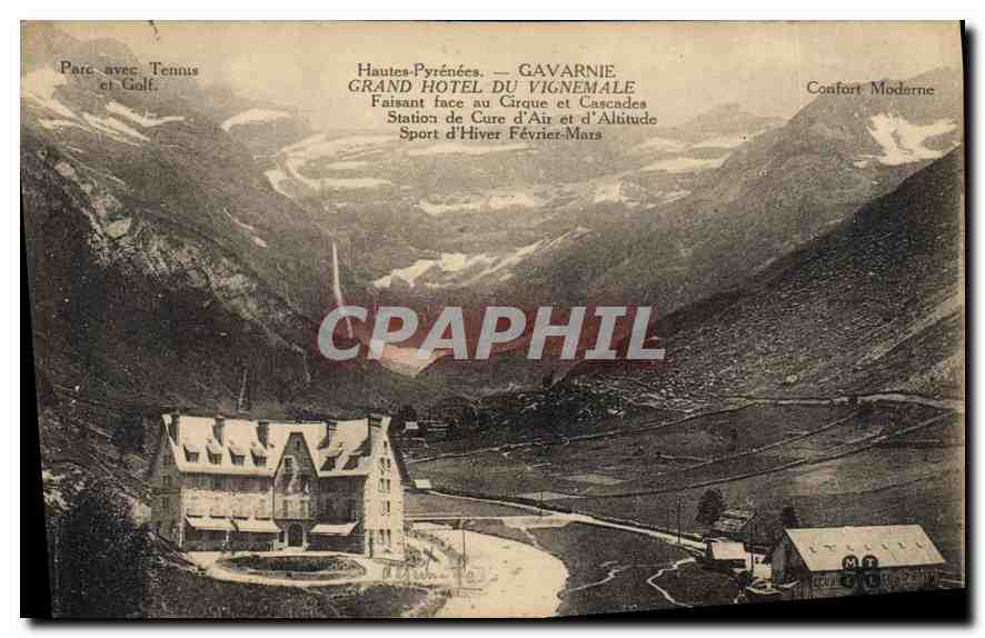 CPA Hautes Pyrenees Gavarnie Grand Hotel du Vignemale 