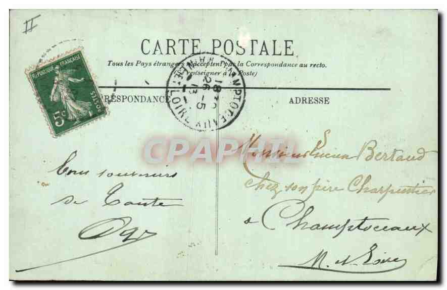 CPA Gavarnie Grand Hotel du Vignemale  — Verso