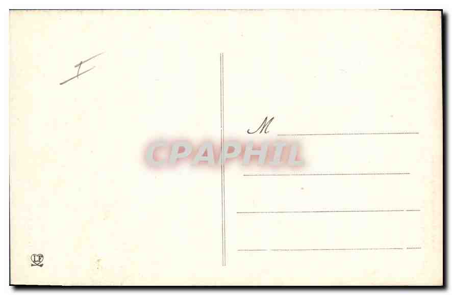 CPA Les Hautes Pyrenees Cauterets Vue generale  — Verso