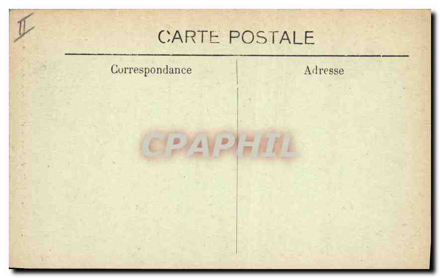 CPA Les Pyrenees Cauterets Vue Generale prise de Pauze Vieux  — Rückseite