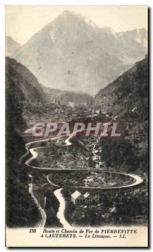 CPA Route et Chemin de Fer de Pierrefitte a Cauterets Le Limacon 