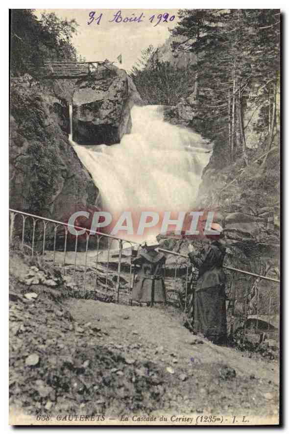 CPA Cauterets La Cascade du Cerisey 