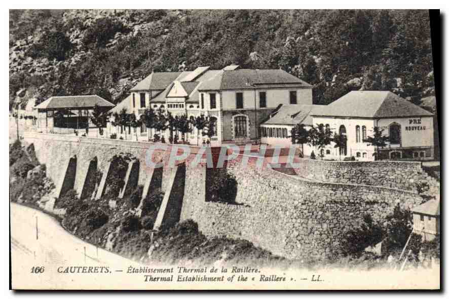 Cauterets — Établissement Thermal de la Raillère — LL. — N° 166