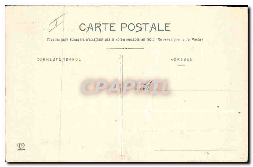 CPA Les Hautes Pyrenees Cauterets Le Grand Hotel d'Angleterre et le Boulevard Latapie  — Rückseite