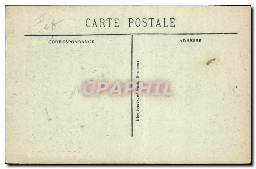 CPA Cauterets de la Reine Hortense  — Rückseite