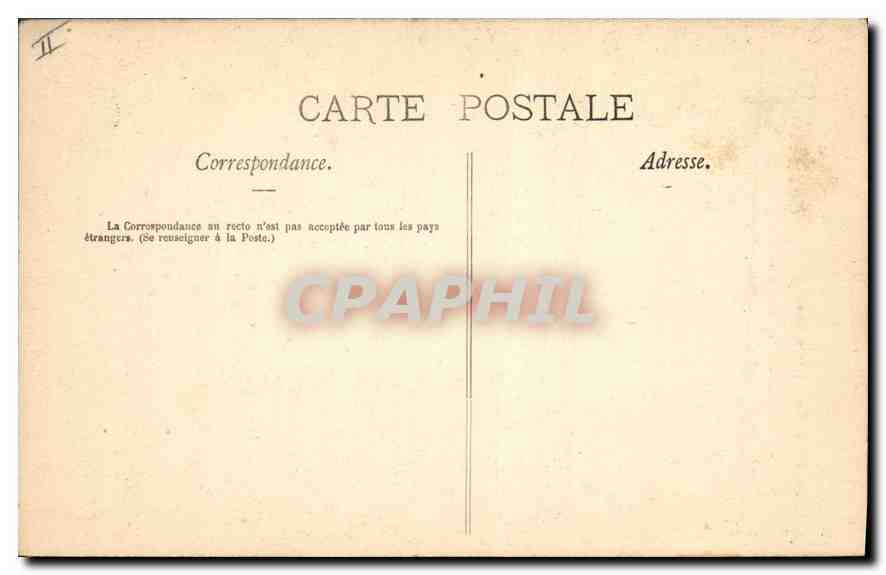 CPA Les Pyrenees Illustrees Cauterets Le Monne Vue generale prise de Pauze Vieux  — Verso