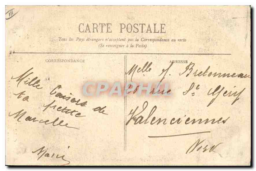 CPA Cauterets L'Etablissement de la Raillere  — Rückseite