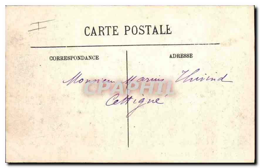 CPA Lourdes Le Lac  — Verso