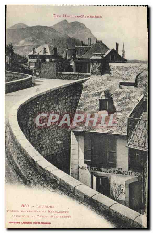 CPA Les Hautes Pyrenees Lourdes Maison Paternelle de Bernadette 