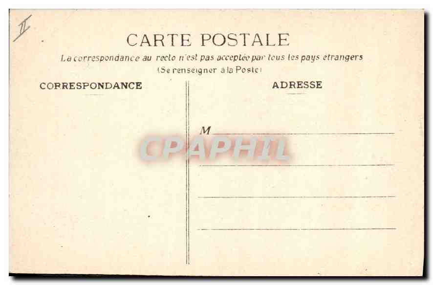 CPA Lourdes Funiculaire Gare Debarcadere  — Verso