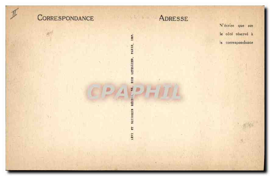 CPA Lourdes Observatoire du Pic du Jer  — Verso