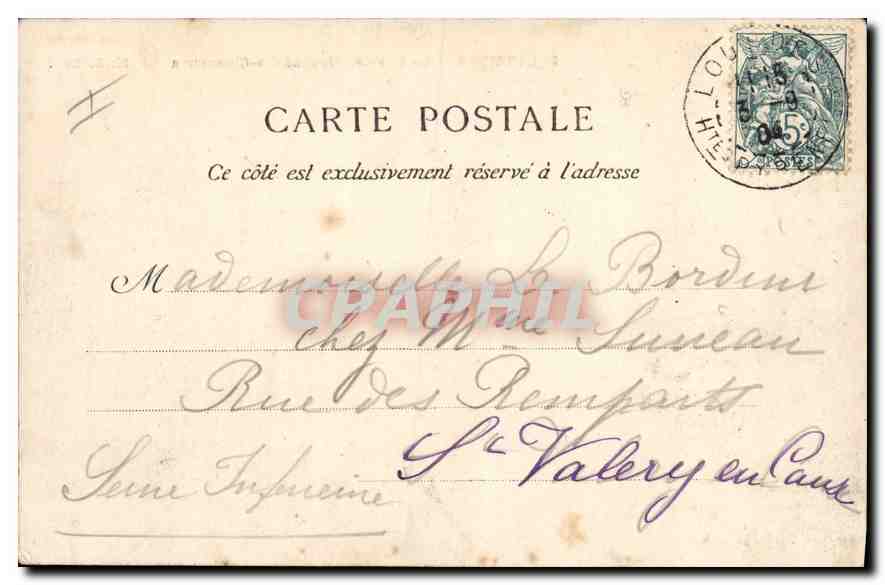 CPA Lourdes Le Gave et l'Immaculee Conception  — Verso