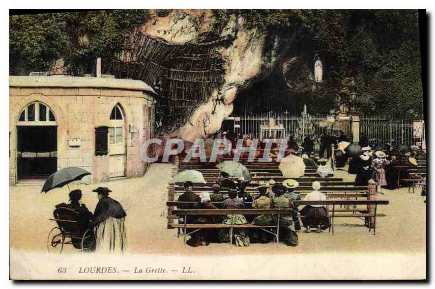 CPA Lourdes La Grotte 
