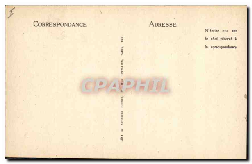 CPA Lourdes Chateau Fort le grand Donjon  — Verso