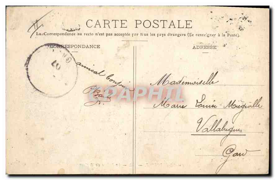 Aix-en-Provence — Das Palast der Justiz — Coll. Jaussaud, Aix — Nr. 172 — Rückseite
