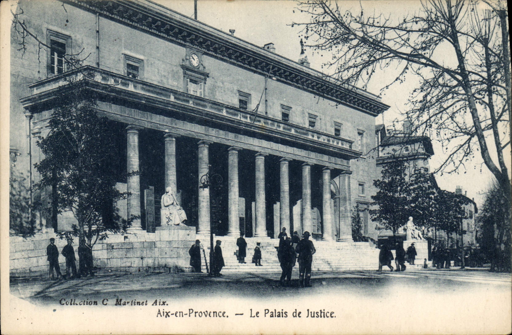 Aix-en-Provence — Das Palais de Justice — Sammlung C. Martinet Aix