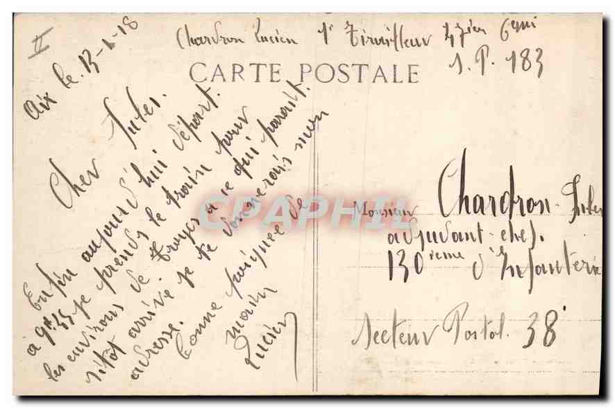 AIX-EN-PROVENCE - Das Palais de Justice — Sammlung E. Jauassaud - n° 172 — Rückseite