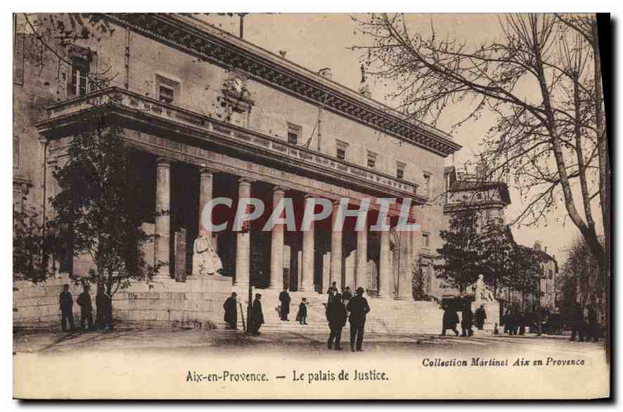 Aix-en-Provence — Le palais de Justice — Collection Martine