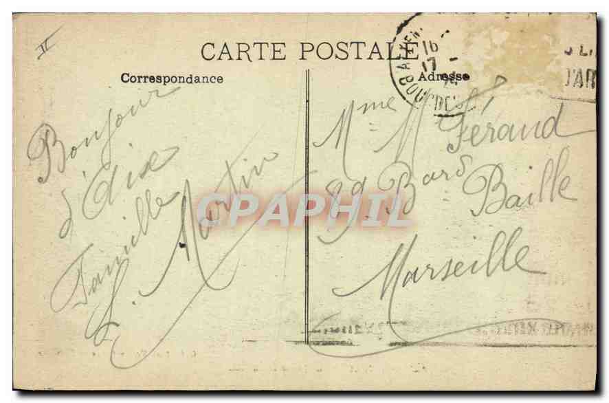 Aix-en-Provence — Le palais de Justice — Collection Martine — Verso