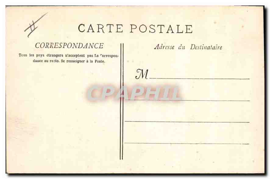 Aix-en-Provence — Ansicht des Palastes der Justiz — Sammlung Jaussaud — Rückseite