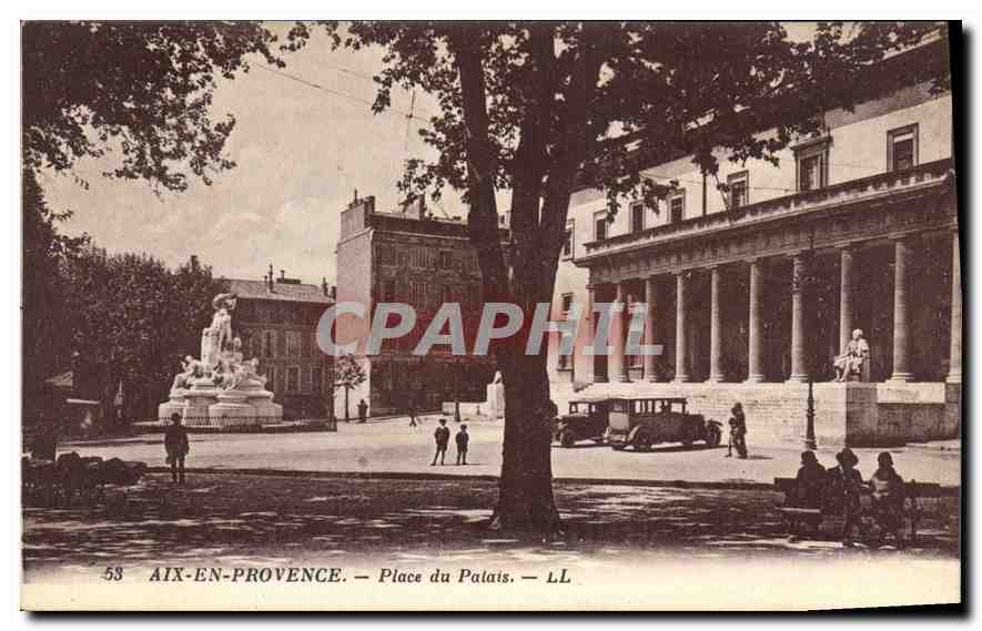 Aix-en-Provence — Place du Palais — LL
