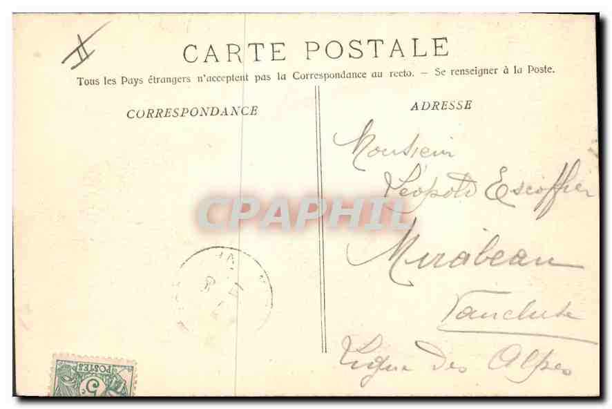 Aix-en-Provence — Das Justizpalast — Sammlung C. M. photo Jouven — Rückseite